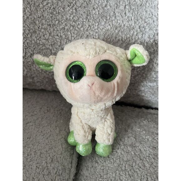 Ty Beanie Boos - LALA the Lamb (Glitter Eyes)6"... Used‎ - Picture 1 of 4